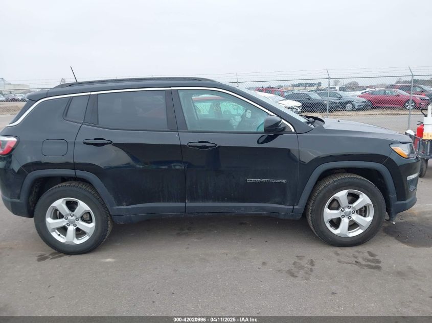 2018 Jeep Compass Latitude 4X4 VIN: 3C4NJDBB9JT202297 Lot: 42020996