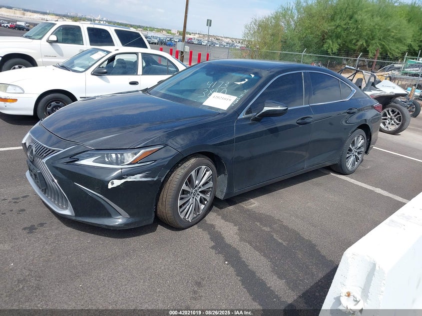 2020 Lexus Es 350 black sedan gasoline 58ADZ1B14LU059072 photo #3