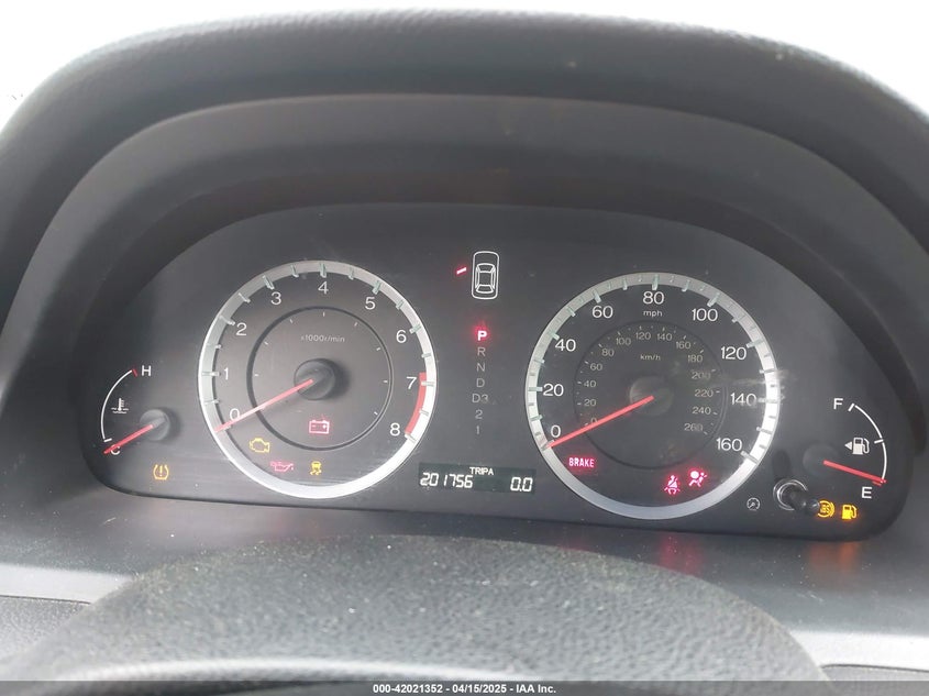 2012 HONDA ACCORD VIN: 1HGCP3F8XCA027827