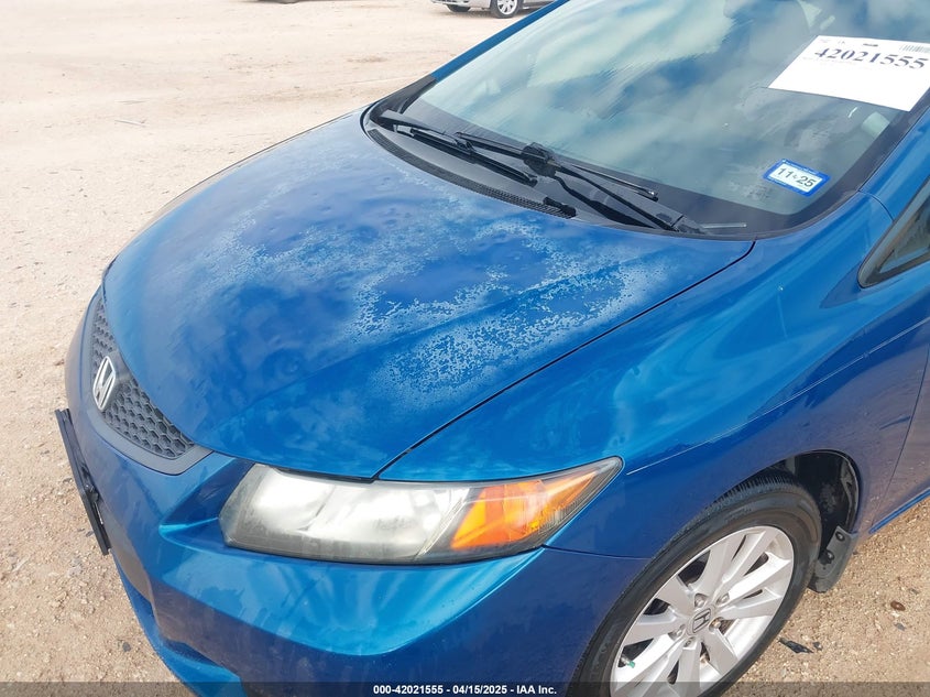 2012 HONDA CIVIC VIN: 2HGFG3B81CH515424