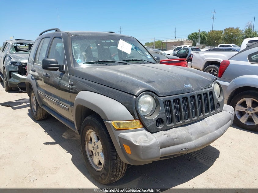 2006 Jeep Liberty Sport brown suv gasoline 1J4GK48KX6W153085 photo #1