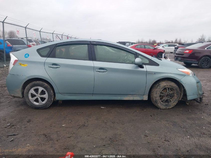 2012 Toyota Prius Two VIN: JTDKN3DU4C5398328 Lot: 42022277