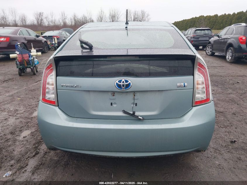 2012 Toyota Prius Two VIN: JTDKN3DU4C5398328 Lot: 42022277