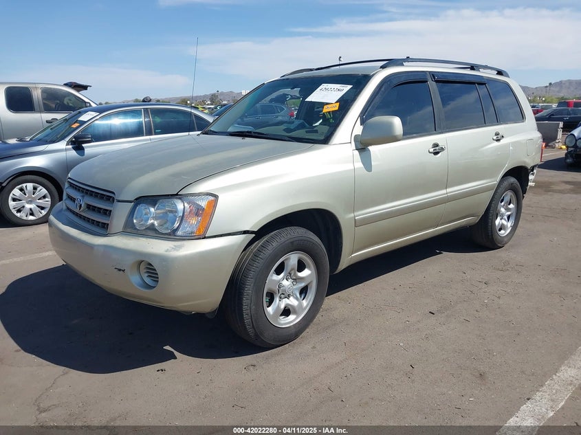 2003 Toyota Highlander V6 beige other gasoline JTEGF21A230119863 photo #3