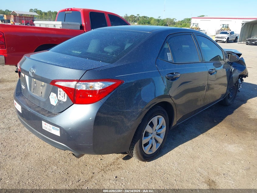2016 TOYOTA COROLLA VIN: 2T1BURHE1GC644544