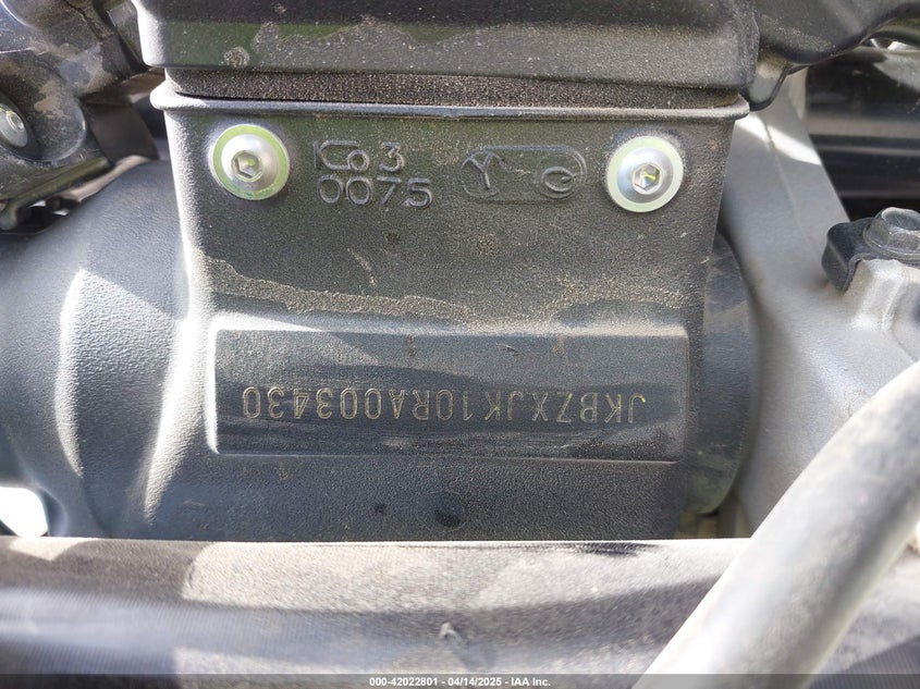 2024 Kawasaki Zx636 K VIN: JKBZXJK10RA003430 Lot: 42022801