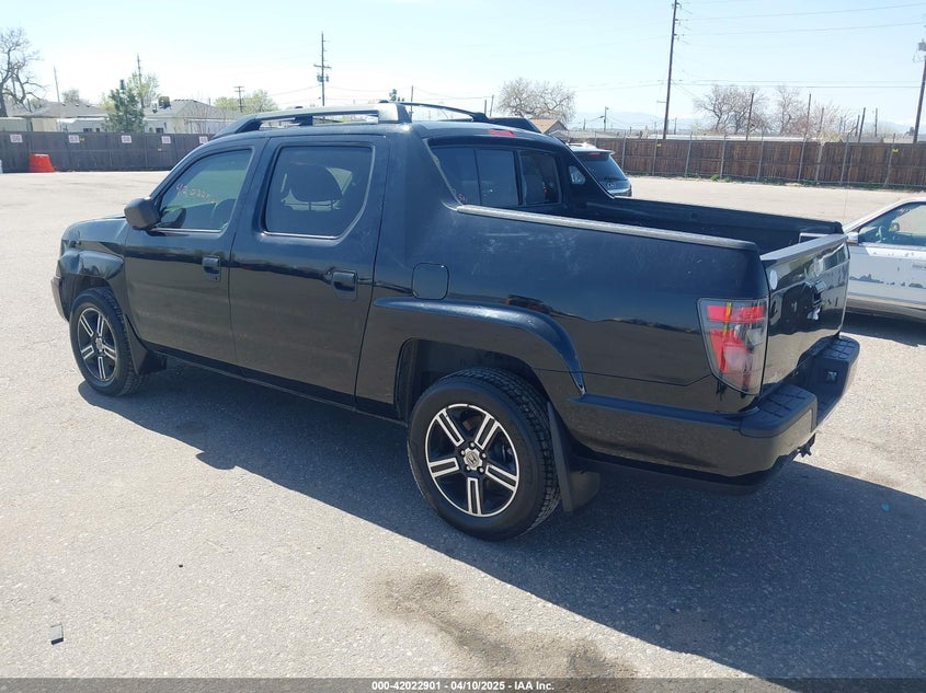 2013 HONDA RIDGELINE VIN: 5FPYK1F75DB014076