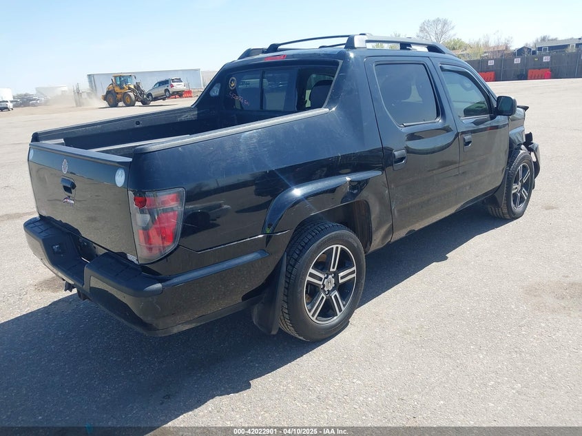 2013 HONDA RIDGELINE VIN: 5FPYK1F75DB014076