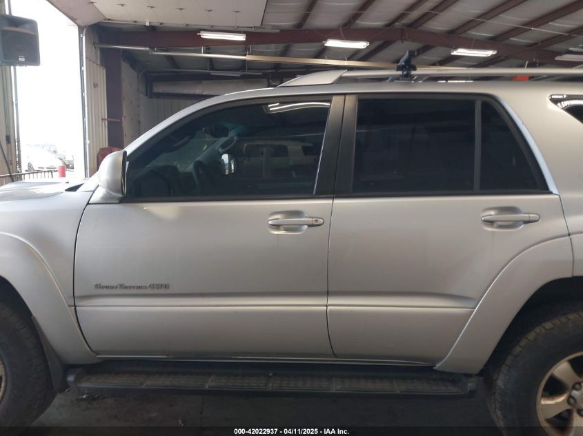 2005 Toyota 4Runner Sr5 Sport V8 VIN: JTEBT14R858025666 Lot: 42022937