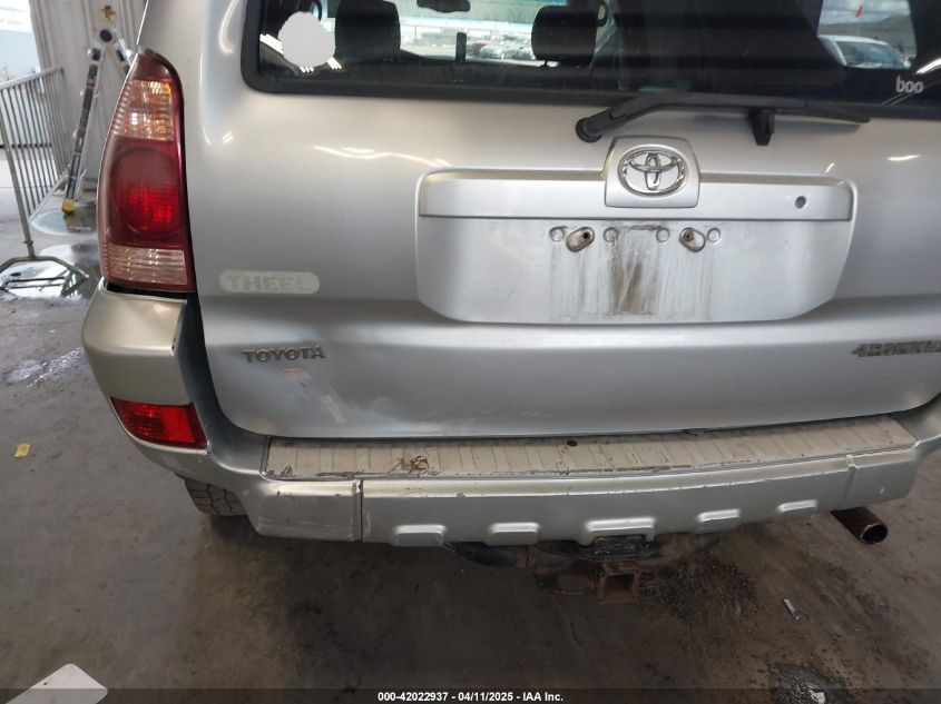 2005 Toyota 4Runner Sr5 Sport V8 VIN: JTEBT14R858025666 Lot: 42022937