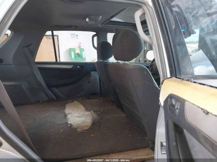 2005 Toyota 4Runner Sr5 Sport V8 VIN: JTEBT14R858025666 Lot: 42022937