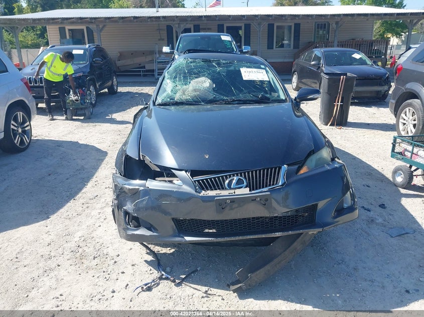 2010 LEXUS IS VIN: JTHBF5C25A5109624