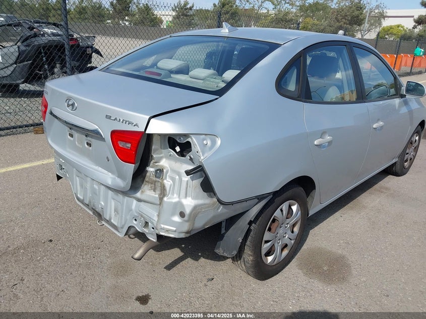 2010 HYUNDAI ELANTRA VIN: KMHDU4AD5AU124480