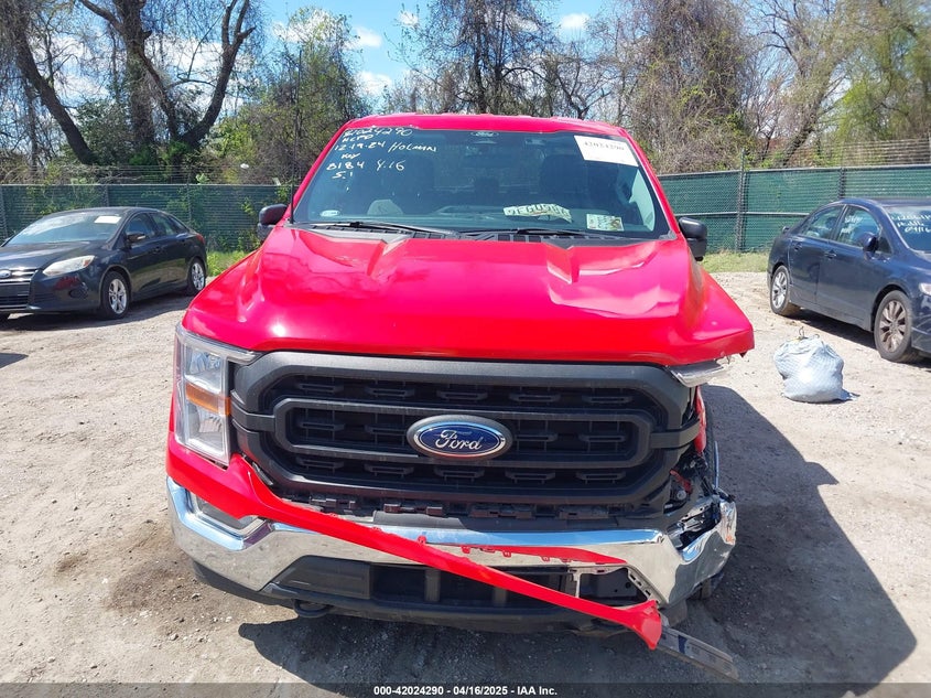 2022 FORD F-150 VIN: 1FTFX1E81NKE18184