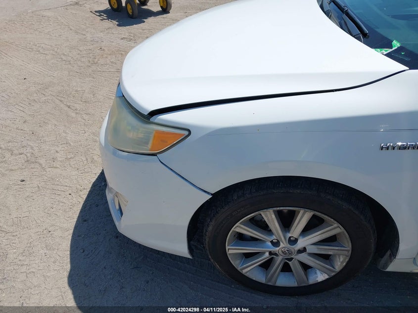 2012 TOYOTA CAMRY HYBRID VIN: 4T1BD1FK6CU060286