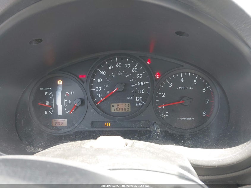 2007 Subaru Impreza 2.5I VIN: JF1GD61697H525603 Lot: 42024327