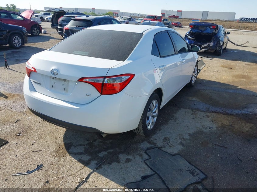 2015 TOYOTA COROLLA VIN: 2T1BURHE3FC392777