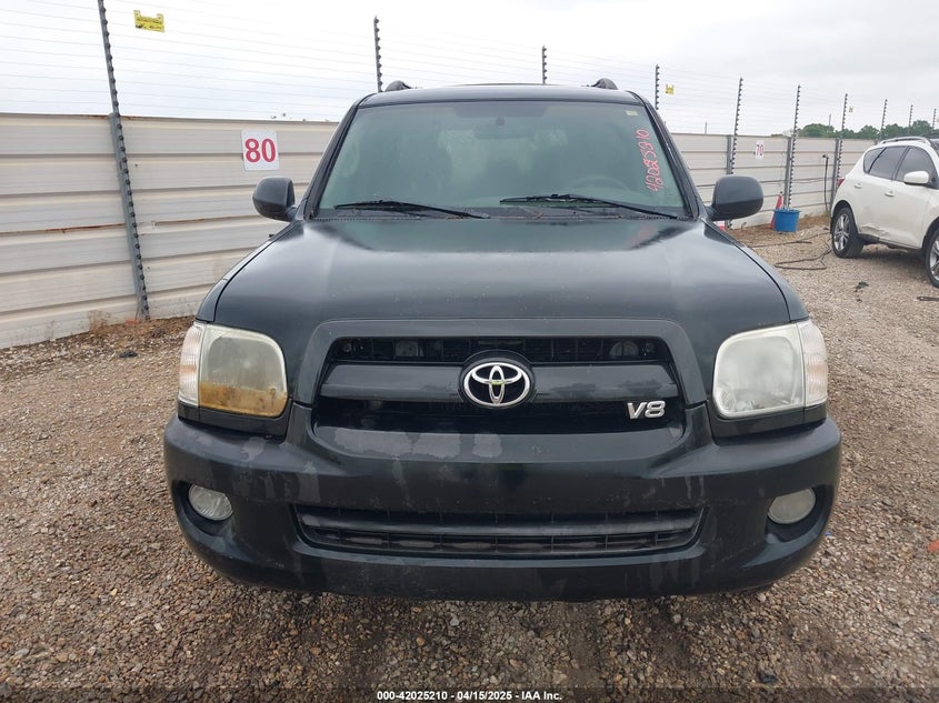 2007 TOYOTA SEQUOIA VIN: 5TDZT34A87S296251