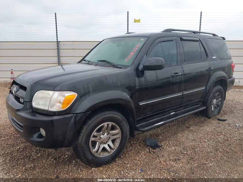 2007 TOYOTA SEQUOIA VIN: 5TDZT34A87S296251