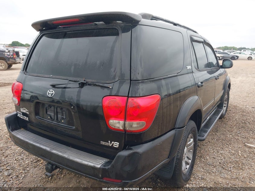 2007 TOYOTA SEQUOIA VIN: 5TDZT34A87S296251