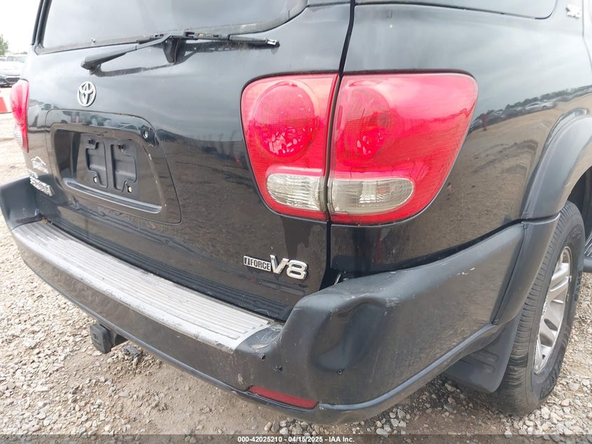 2007 TOYOTA SEQUOIA VIN: 5TDZT34A87S296251