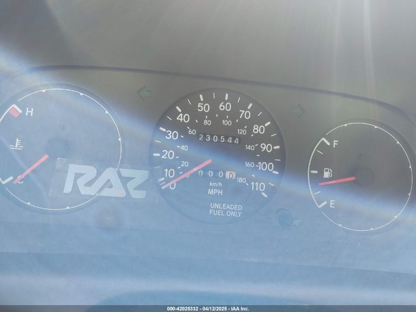 1995 Toyota Corolla Le/Dx VIN: 1NXAE09B7SZ298502 Lot: 42025332