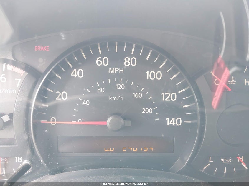 2004 Nissan Titan Le VIN: 1N6AA07A24N561998 Lot: 42025356