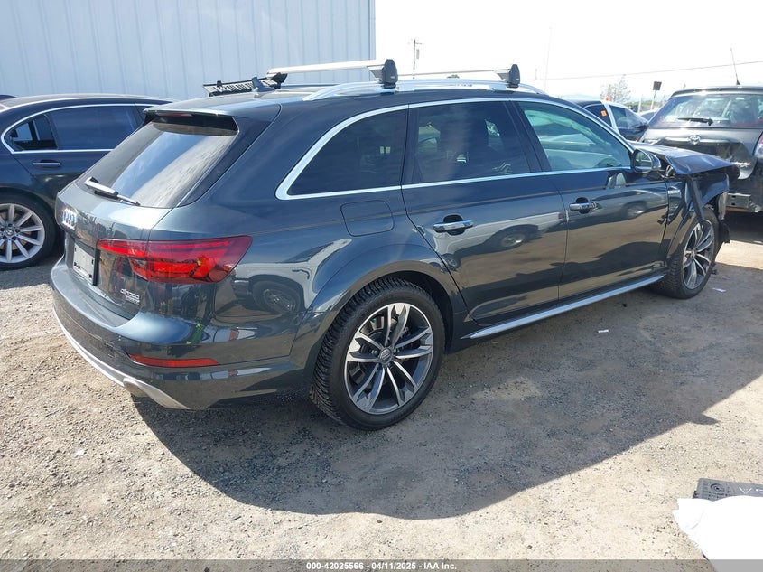 2018 AUDI A4 ALLROAD VIN: WA18NAF41JA033213