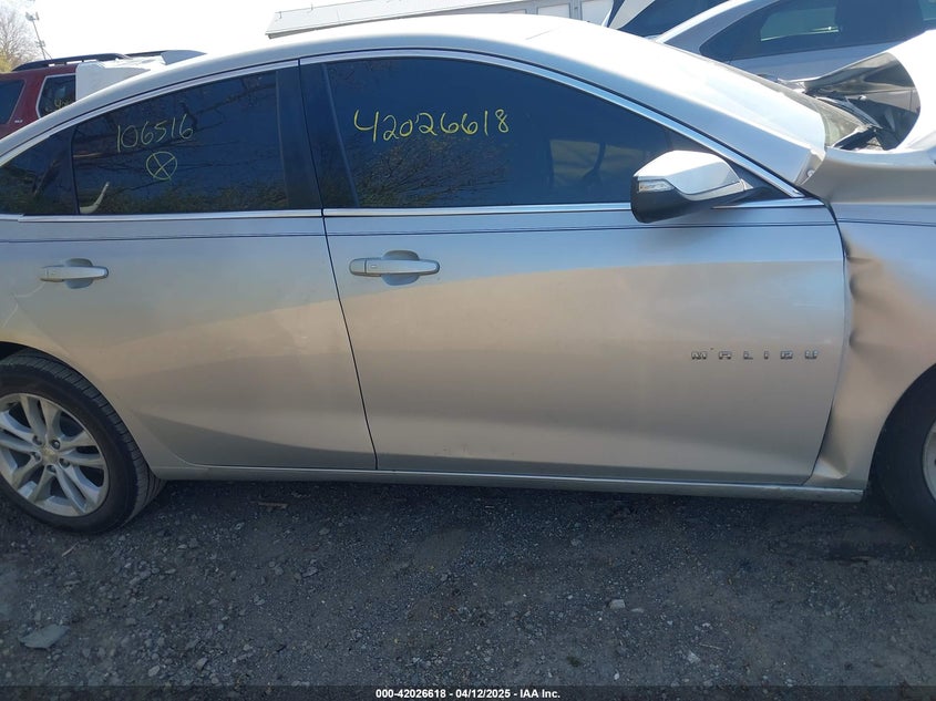 2017 CHEVROLET MALIBU VIN: 1G1ZE5ST6HF106516