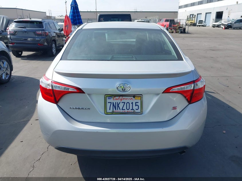 2015 TOYOTA COROLLA S PLUS - 5YFBURHE8FP356129
