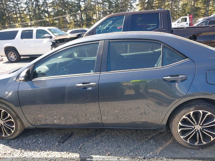 2015 Toyota Corolla S Plus VIN: 2T1BURHE6FC389128 Lot: 42027996