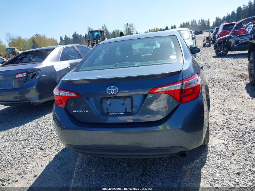 2015 Toyota Corolla S Plus VIN: 2T1BURHE6FC389128 Lot: 42027996
