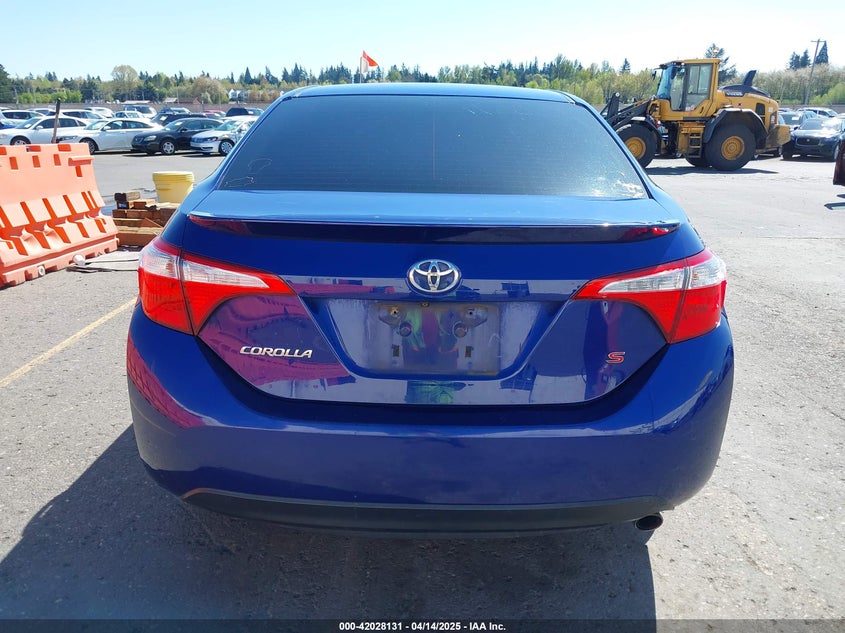 2015 TOYOTA COROLLA VIN: 2T1BURHE2FC312143