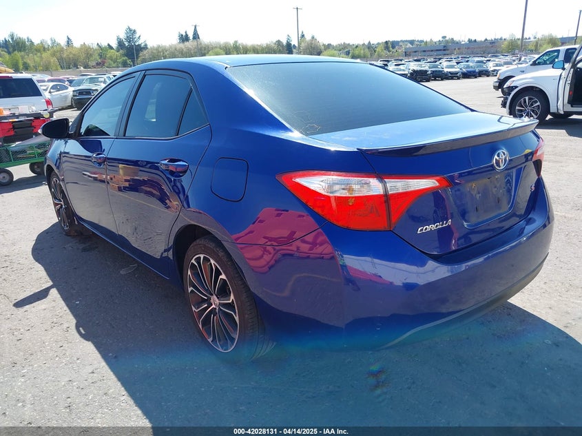2015 TOYOTA COROLLA VIN: 2T1BURHE2FC312143