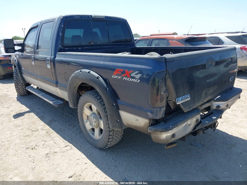 2006 FORD F250 VIN: 1FTSW21P36EB60142