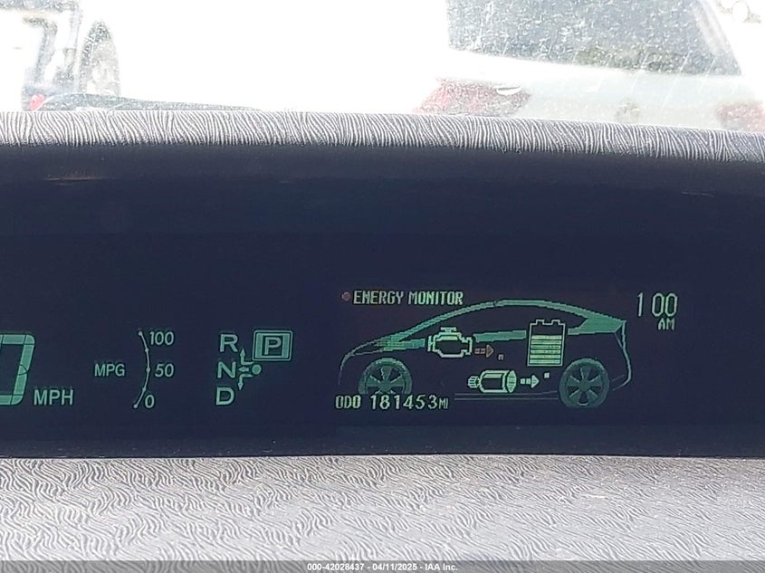 2011 TOYOTA PRIUS VIN: JTDKN3DU4B5325944