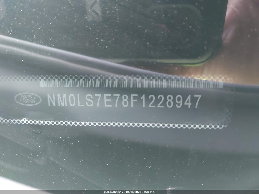 2015 FORD TRANSIT CONNECT VIN: NM0LS7E78F1228947