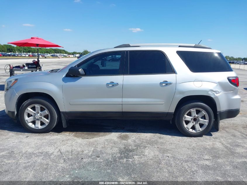 2015 GMC Acadia Sle-2 VIN: 1GKKRPKDXFJ350105 Lot: 42028696