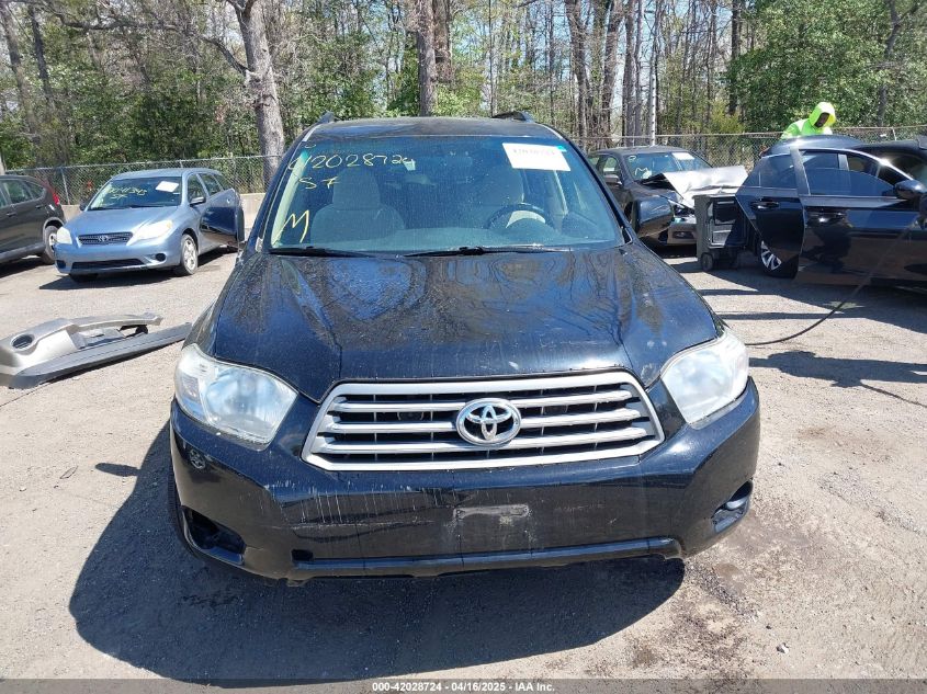 2008 Toyota Highlander VIN: JTEES41A382069727 Lot: 42028724