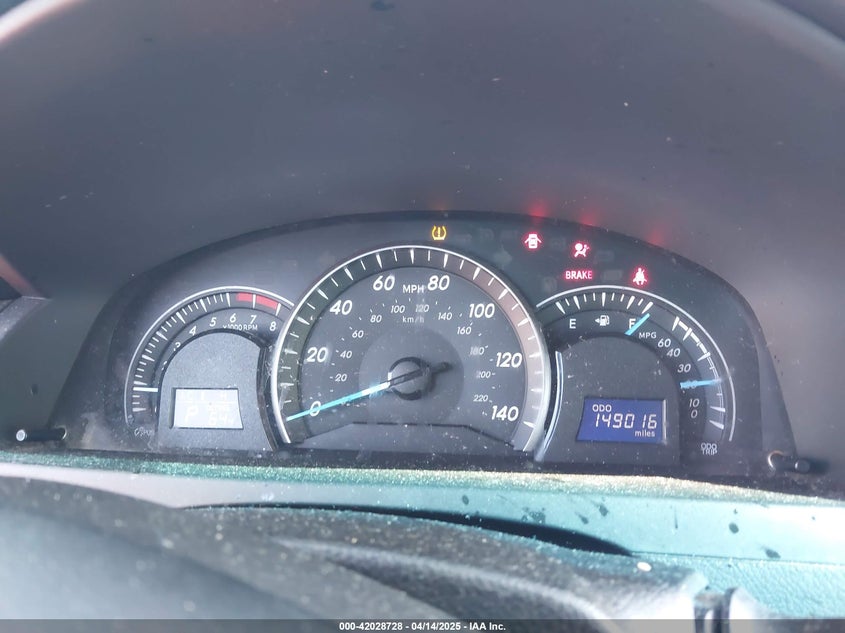 2012 TOYOTA CAMRY VIN: 4T1BF1FK3CU018281