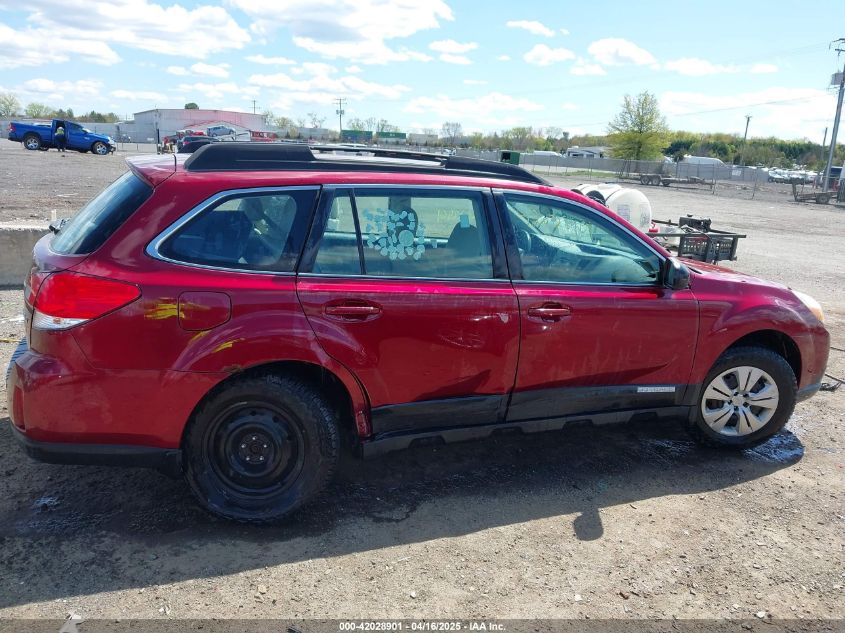 2011 Subaru Outback VIN: 4S4BRBATXB1334550 Lot: 42028901