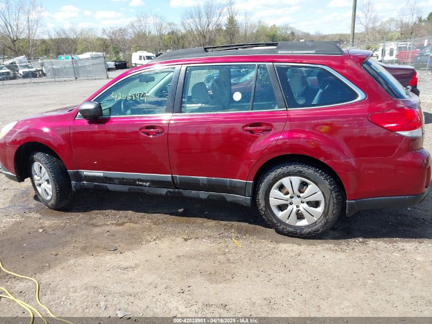 2011 Subaru Outback VIN: 4S4BRBATXB1334550 Lot: 42028901