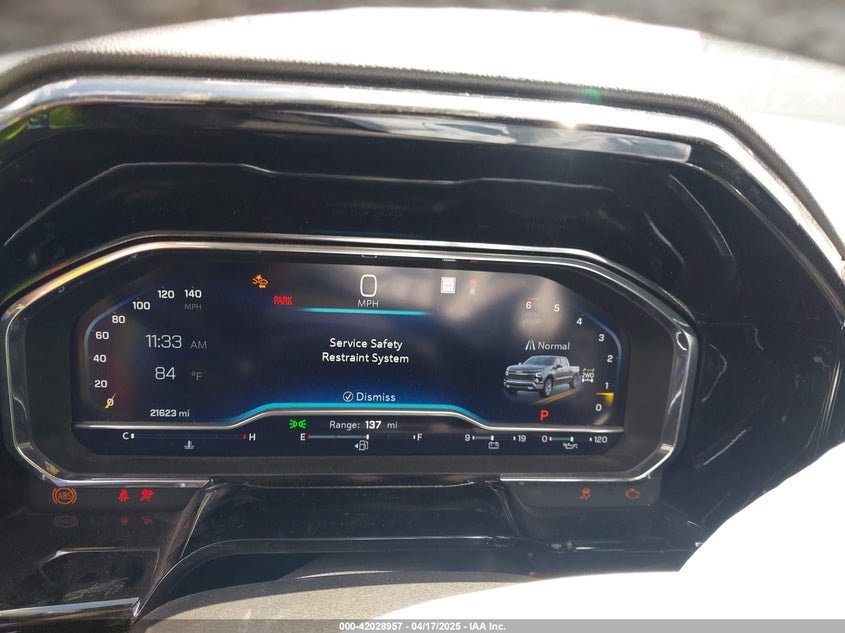 2023 CHEVROLET SILVERADO 1500 4WD  SHORT BED RST - 2GCUDEED6P1124688