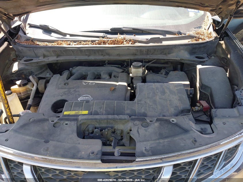 2013 NISSAN MURANO VIN: JN8AZ1MU0DW203829