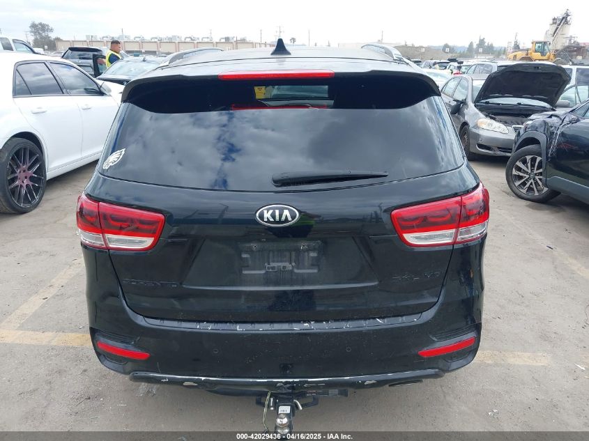 2017 Kia Sorento 3.3L Sxl VIN: 5XYPKDA5XHG254833 Lot: 42029436