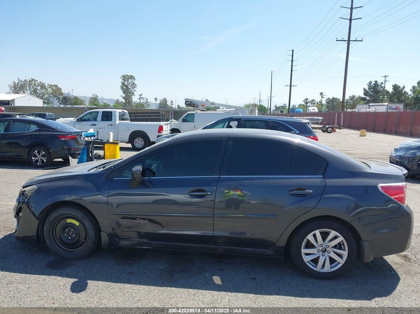 2016 SUBARU IMPREZA VIN: JF1GJAB63GH013846
