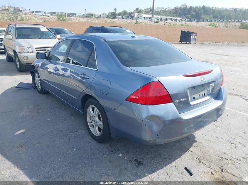 2007 HONDA ACCORD VIN: 1HGCM56807A159862