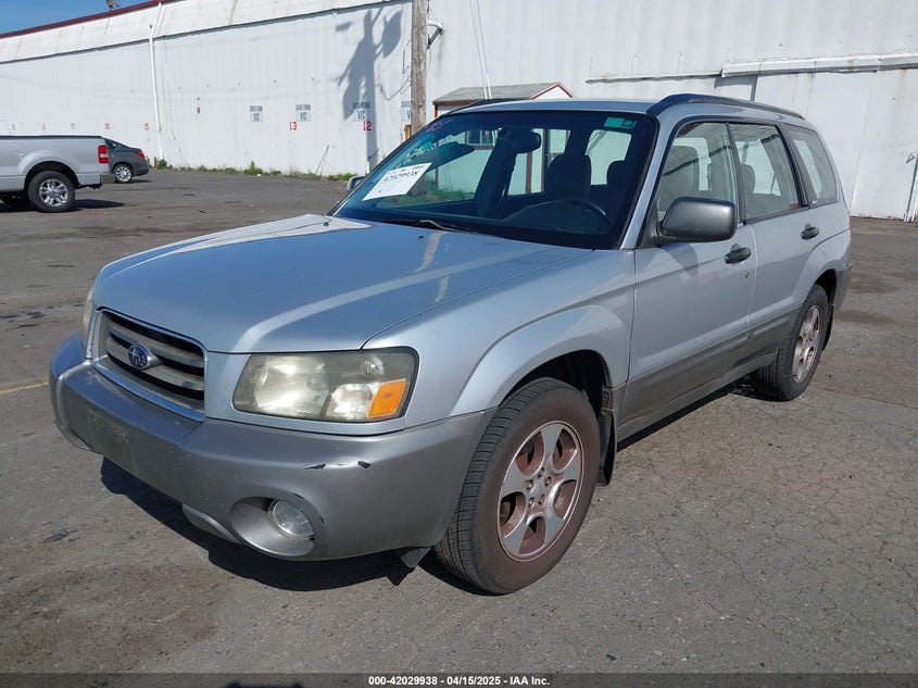 2003 Subaru Forester Xs silver other gasoline JF1SG656X3H771128 photo #3