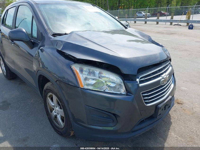 2016 CHEVROLET TRAX 1LS - 3GNCJNSBOGL130872