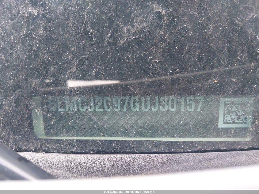 2016 LINCOLN MKC SELECT - 5LMCJ2C97GUJ30157